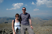 Us, on the summit of Scafell Pike.