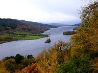 From the Queens View looking up Loch Tummel